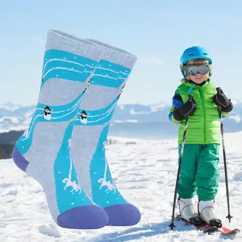  1 Чифт Зимни Чорапи са Издръжливи и Удобни Антифрикционные за Зимни Маршируват Чорапи Термоноски