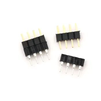  10 компл./много, 4-пинов конектор за RGB, мъжки и женски тип 4pin, 4-за контакт на иглата, за RGB 5050 3528 led ленти, led аксесоари