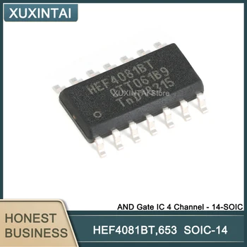  100 бр./лот HEF4081BT, 653 HEF4081BT И 4-канална чип Gate IC - 14-SOIC