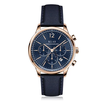  2022 часовници мъжки Business leather wist men ' s quartz watch KLAS Watch wholesalers