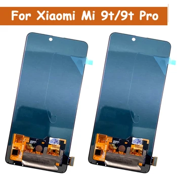  5 бр. AMOLED, За Xiaomi Mi 9T Mi9T Pro LCD екран + Тъчпад Дигитайзер За Redmi K20/K20 Pro подмяна на LCD дисплея