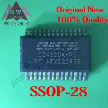  5 БР. CS4228A-KSZ CS4228A-KS CS4228A SSOP-28 Кодек чип 100% чисто Нов Оригинален В наличност-Безплатна доставка