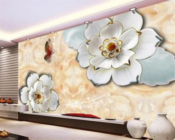  Beibehang цветя мрамор модел стенописи ТЕЛЕВИЗИЯ стени 3D тапети декорация на дома, хол, спалня стенописи тапети за стени