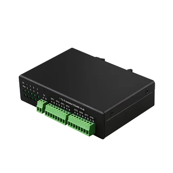  DIEWU 1-8 RS485 Сплитер Hub Промишлен Изолиран Двупосочни Опаковка Хъб връзка Plug & play