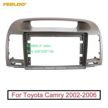 FEELDO Авто Радио Аудио 2Din Фризовая Рамка Адаптер За Toyota Camry 9 