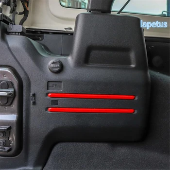  Lapetus Заден Багажник Хвостовая Кутия за Украса Знаменца Ивица Капак Завърши ABS Подходящ За Jeep Wrangler JL 2018-2022 / Червен/Матиран Цвят