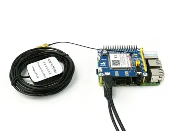  SIM7600SA-H 4G шапка за Raspberry Pi, 4G / 3G / 2G/ГНСС, за Австралия, Нова Зеландия, Тайван, Латинска Америка