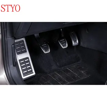  STYO Автомобили на Педала на Газта от неръждаема стомана Плоча Спирачки, Съединител вземе подножието на Педала на кутията за LHD T-ROC 2018