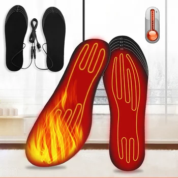  USB Електрически Стелки С Подгряване, Дамски, Мъжки и Стелки За Обувки С Подгряване, Зимни Спортни Стелки За Спортове На Открито, Затопляне Стелки, Топло На Краката, Топло За Краката