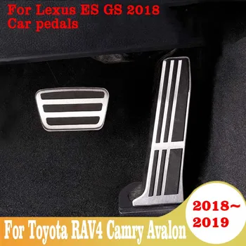  Автомобилна Педала на Газта, Тампон Върху Педала на Спирачката, Хастар MT За Toyota Camry, RAV4 Avalon 2018 2019 За Lexus ES GS 2018 Автомобилни Аксесоари