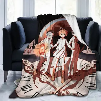  Аниме Обещаните Неверленд 3D печат супер меко фланелевое флисовое одеяло на дивана легла декорация на дома, карикатура Унисекс