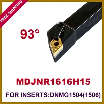  Безплатна доставка MDJN 16*16*100 мм 93 градуса на Външния Струг Инструмент Притежателя Костюм за DNMG1504 или DNMG1506 Стругове Вложки