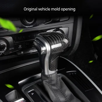  Дръжка на скоростния Автомобил Защитно покритие Накладки за Audi A4 B8 A5 A6 A7 Q5 8R Q7 S6 S7 Защитно покритие дръжки Само За левостороннего шофиране