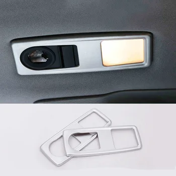  За BMW X3 F25 11-2017 2x Хромирани Панел на Задната Лампа За Четене Рамка Лампи Капак Завърши Аксесоари за интериора на колата, за да проверите за интериора