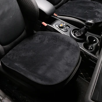  За Mini Cooper S JCW R55 R60 F60 F55 F54 ClubmanCar Мек Плюшен Възглавницата на Седалката Топла Зима Мат Авто Аксесоари за Интериора