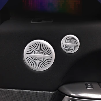  Интериорът На Колата Аудио Покриване На Динамиката На Стикера На Вратата Високоговорител Капак За Range Rover 2013-2020 2021 На Кутията На Говорителя Високи Честоти Довършителни Рожка