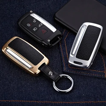  Калъф за ключове от алуминиева сплав, калъф за ключове, джоб за ключове за Land Rover Range Rover Evoque, Discovery 4 Discovery Sport за ключове Jaguar