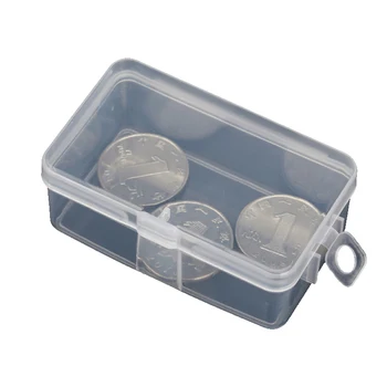  Кутия за Съхранение с Малък Отвор на Прах Аксесоар Бижутериен Инструмент Винт Проба Прозрачна Правоъгълен Пластмасов Корпус R333