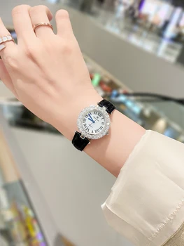  Леки луксозни ins ниша високо качество дамски часовници е от минерал, закалено стъкло с огледало Японски механизъм gypsophila водоустойчив 30 м