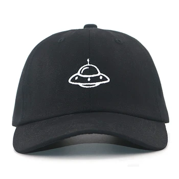  НЛО бродерия модерна бейзболна шапка за мъже 100% памук, регулируема хип-хоп шапка за татко дамски неструктурированная нова спортна бейзболна шапка