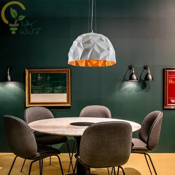  Нов Дизайн На Ретро Промишленото Осветление На Окачен Лампа Творчески Ресторант Хол Бар Подвесная Лампа Самоличността На Диамант, Окачена Лампа