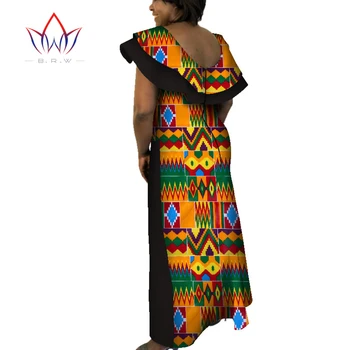  Нов Стил на Африканско Женствена Рокля Африканска Облекло Дашики Дълги Макси Рокли за Жени Вечерни Сватбена Рокля Плюс Размер 6XL WY4569