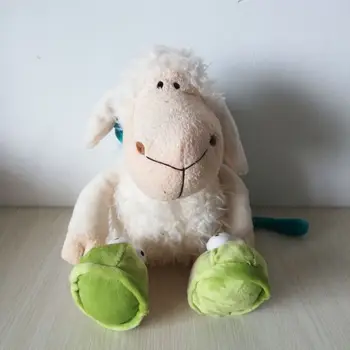  около 35 см скъпа овче плюшен играчка, дълга шапка овче мека кукла за подарък за рожден ден h2459