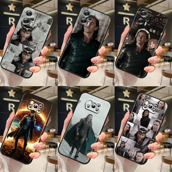  Отмъстителите на Marvel Герой на Локи За Xiaomi Poco M5 M4 X4 X3 F3 GT NFC M3 C3 M2 F2 F1 X2 Pro Мек Силиконов TPU Черно Калъфче За Телефон