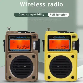 РЧР-701 TF Карта FM MW SW WB Bluetooth приемник-съвместим Говорител 5,0 Полнодиапазонный Радио Мултимедиен музикален плейър Мощен високоговорител