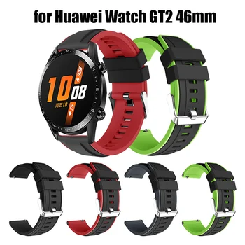  Спортни Силиконови Въжета за Huawei Watch GT2 46 мм Каишка За Часовник Силикагелевые Въжета на Китката Correa reloj de гривна de montre