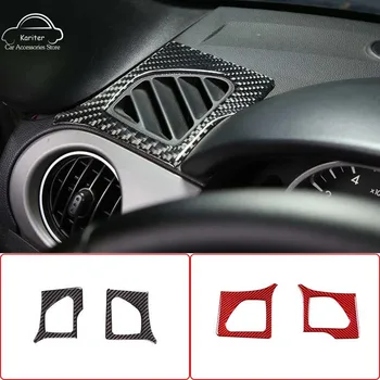  Стикер за изход на въздуха таблото на Mazda MX-5 2009-2014 от мека въглеродни влакна, автомобилен стайлинг, аксесоари за промяна на интериора