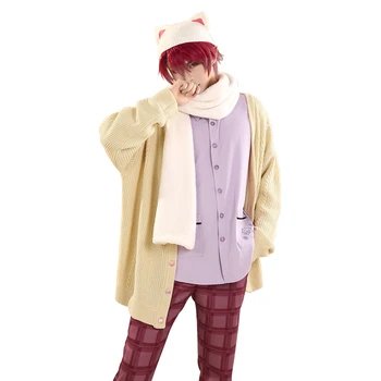  Японската Ежедневно Kidoumaru Cosplay мъжки Коледна игра Onmyoji Модерен Зимен Нов Пуловер костюм F