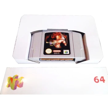  10 Бр Вътрешните Вставных Тави с инкрустация за PAL NTSC За игра касета N64 CIB