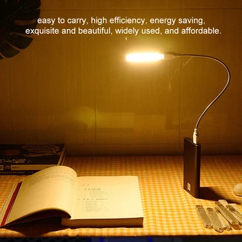  2 Бр. Мини USB Книгата Тела 100lm LED Светеща Лампа За Четене U Диск Пътуване Power Bank Лаптоп Нощно Осветление Хотел