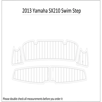  2013 Yamaha SX210 Плува Стъпка Платформа Лодка EVA Изкуствена Пяна Тиковая Комплект Подови Площадка