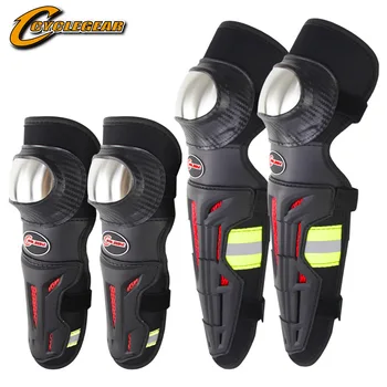  4шт/мотоциклет коленете и лактите защитни облицовки на кънки коленете мотокрос езда защитни съоръжения за защита на подложки 