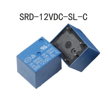  5 Бр. Реле SRD-12VDC-SL-C от фибростъкло 250 В T73 SRD-05VDC-SL-C 24 vdc