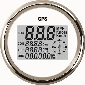 85 mm Универсален Цифров GPS за измерване на Скоростта 12V24V Километража Tripmeter За Скутер, Мотоциклет