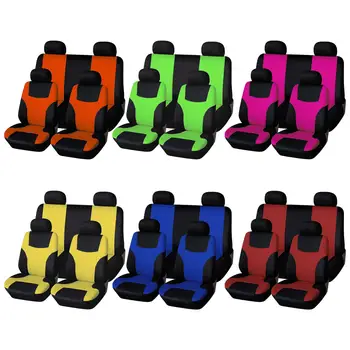  8x Дишащи Калъфи за Автомобилни Седалки Протектори за Автоматично Вътрешно боядисване на Автомобили