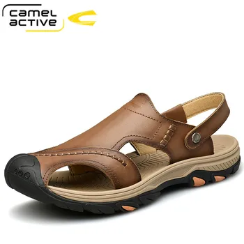  Camel Active/ Нови Висококачествени Летни Меки, Леки и Удобни Мъжки сандали; Градинска и плажна обувки; Големи Размери; Ежедневни обувки Нескользящая