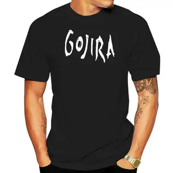 Gojira Мъжка Черна тениска Хеви метъл Група в памучна Риза SMLXL2XL3XL
