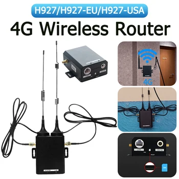  H927 WiFi Рутер Индустриален клас 4G LTE СИМ-карта Рутер 150 Mbps Външна Антена, Поддържа 16 Потребителя WiFi за работа на Открито