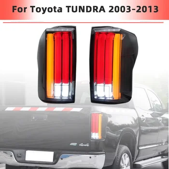  Led Задна Светлина DRL Led Задна Светлина В Събирането На Toyota Tundra 2007-2013 Задна Светлина Светлини + Спирачка + Лампа за заден ход + мигач