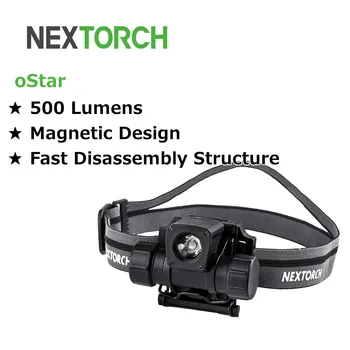  Nextorch 500 лумена Высокомощная Led Фаровете Акумулаторна Тактическа Главоболие Лампа Ловни Предните Светлини за Риболов В Открито oStar
