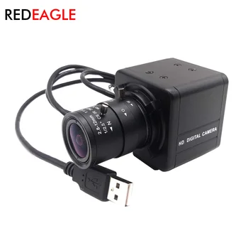  REDEAGLE с 2.8-12 мм 5-50 mm Ръчно Варифокальный Увеличение 2MP 1080 P на Видео в Реално Време Начинаещи USB Уеб камера PC Кутия Промишлено Помещение