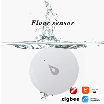  SASHA ZigBee Детектор за Изтичане на Вода, Наводнения Сензор на Резервоара За Вода Пълна Водна Връзка Аларма Водоустойчив Приложение Smart Life Дистанционно Наблюдение