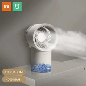  Xiaomi Mijia2021 Фен 3Life Спрей за Зареждане Чрез USB Мини Безжична Овлажнител Тих Хотел Преносим Вентилатор за Охлаждане Охладител на Въздуха
