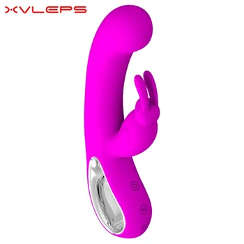  Xvleps 12-степенна скоростна кутия G Spot Вибратор Заек Женски Секс Играчки за Жени Mujer Вибратори Sexo Клитора Секс Стоки, Играчки за Възрастни