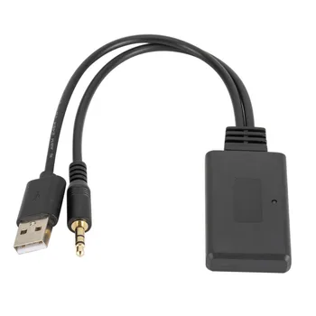  Авто AUX Bluetooth Аудио USB Безжична Bluetooth Аудиоприемник HI FI Качество на звука, Bluetooth Приемник 5,0 Bluetooth Щепсела и да играе.