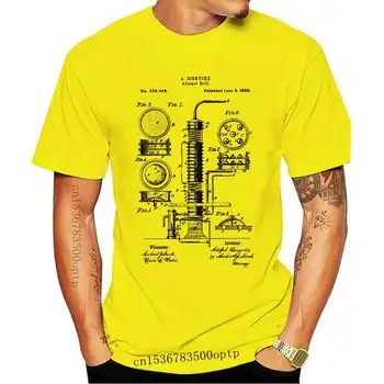  Алкохолът Все Още Алкохол Дистиллятор Патентна Тениска 100% Памук За 2021 Нова Мода Забавни Мъжки Лидер В Продажбите Върховете Готини Тениски